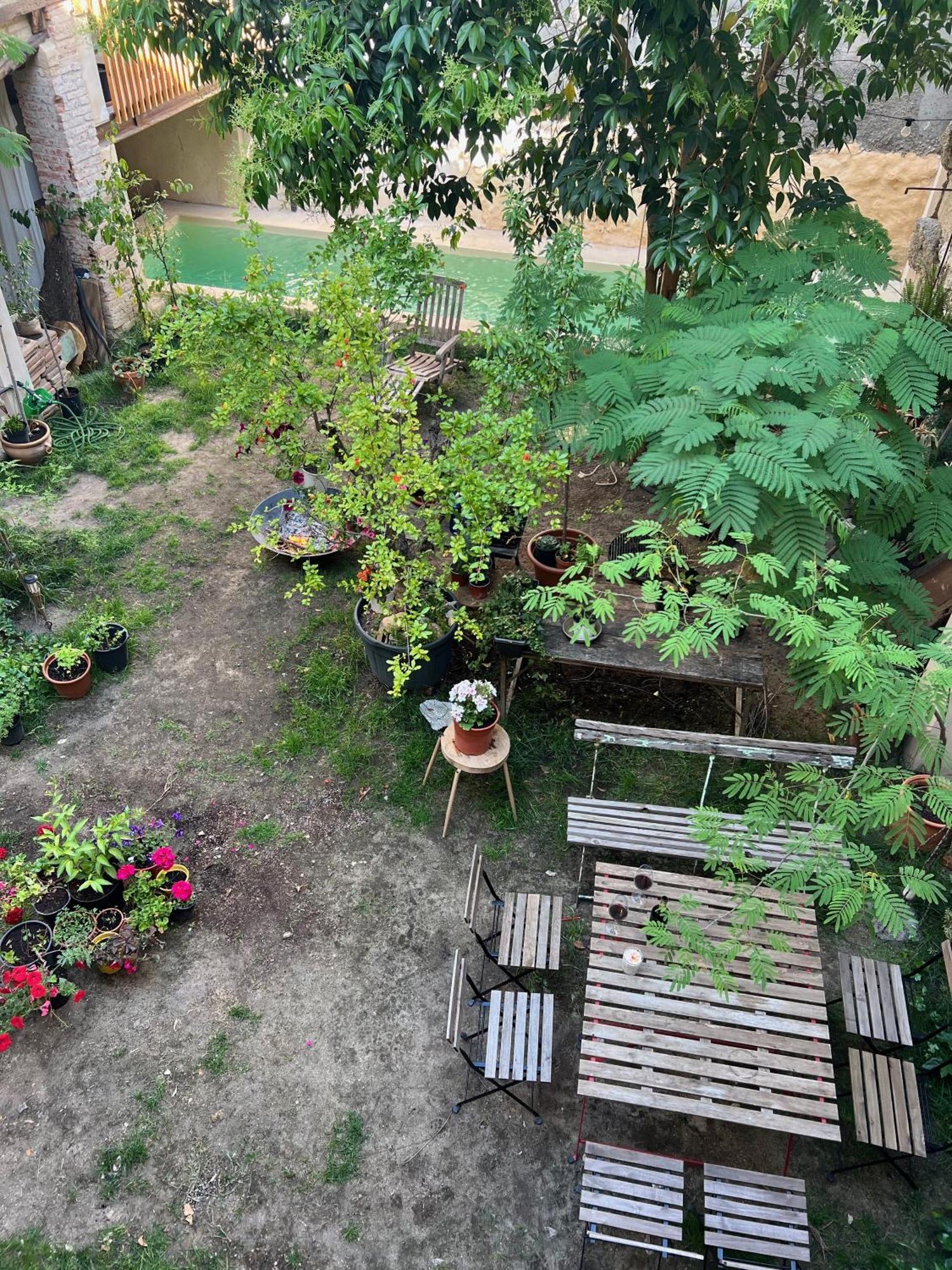 Casita Acceso Piscina Y Jardin La Nueva カンデレダ エクステリア 写真