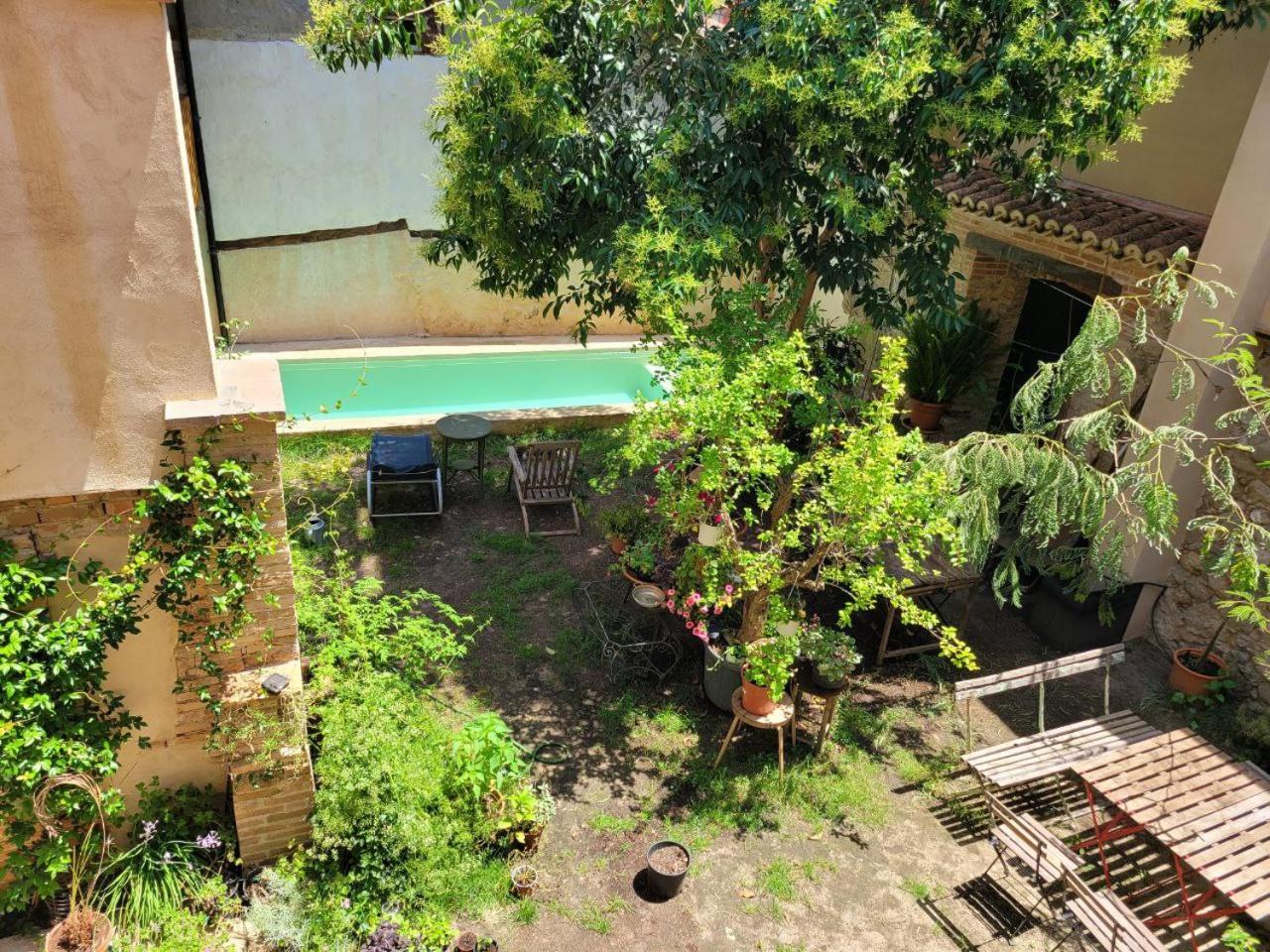 Casita Acceso Piscina Y Jardin La Nueva カンデレダ エクステリア 写真