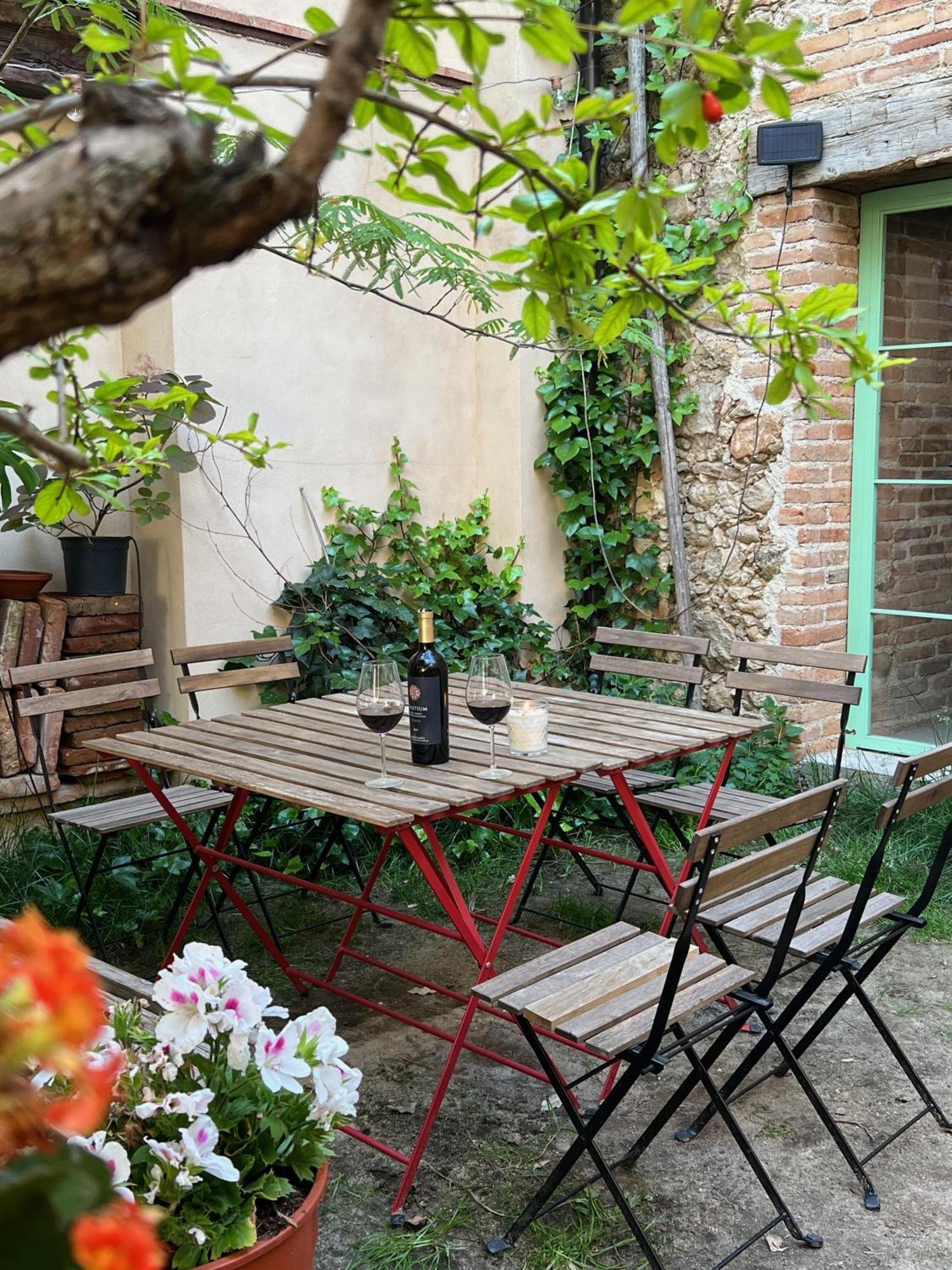 Casita Acceso Piscina Y Jardin La Nueva カンデレダ エクステリア 写真