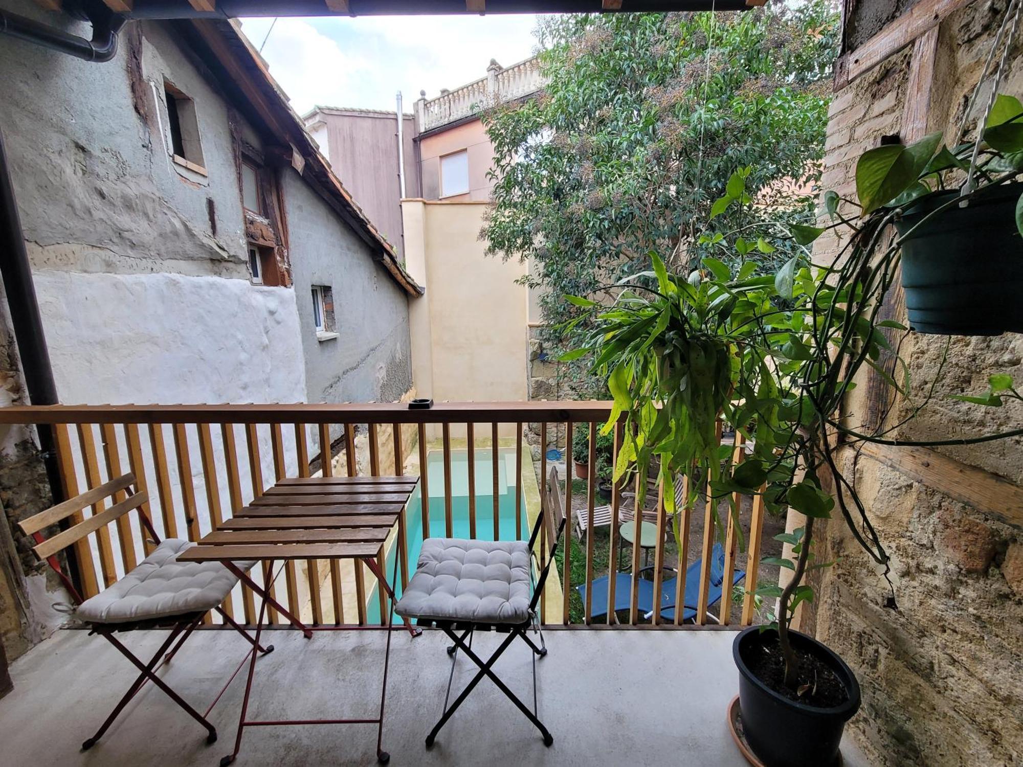 Casita Acceso Piscina Y Jardin La Nueva カンデレダ エクステリア 写真