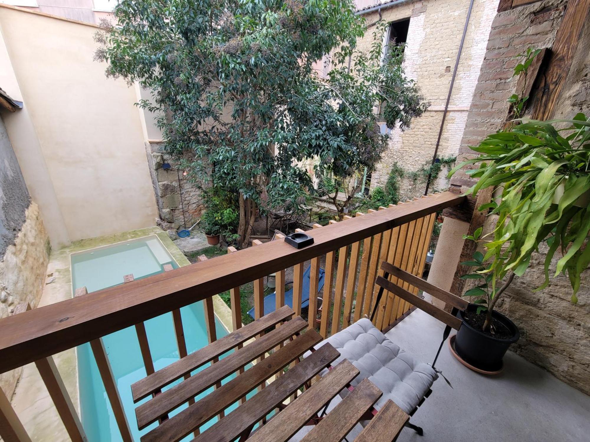Casita Acceso Piscina Y Jardin La Nueva カンデレダ エクステリア 写真